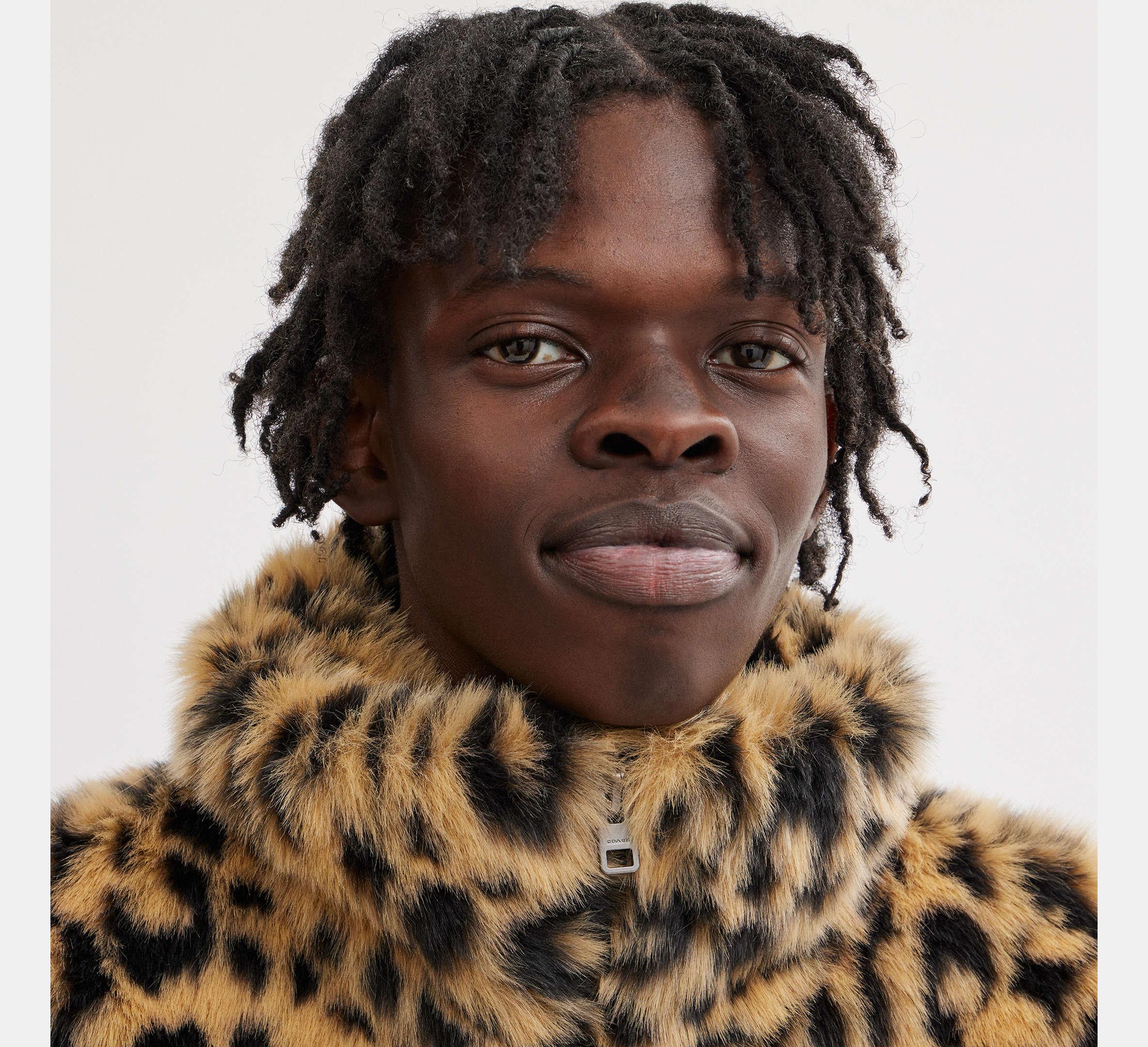 Coach fur coat discount