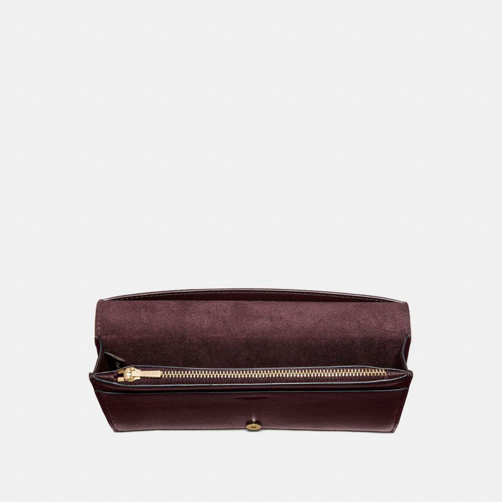 coach oxblood wallet