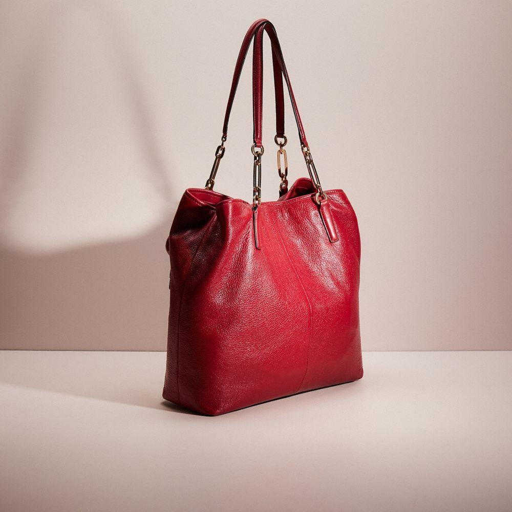 COACH Madison Mini North/South Tote in Saffiano Leather