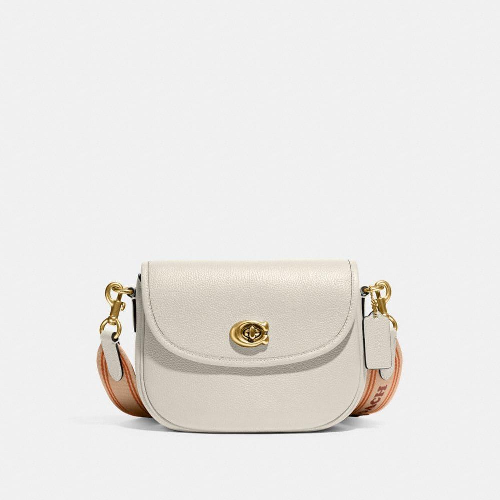 COACH Willow Saddle Bag in Natural Lyst