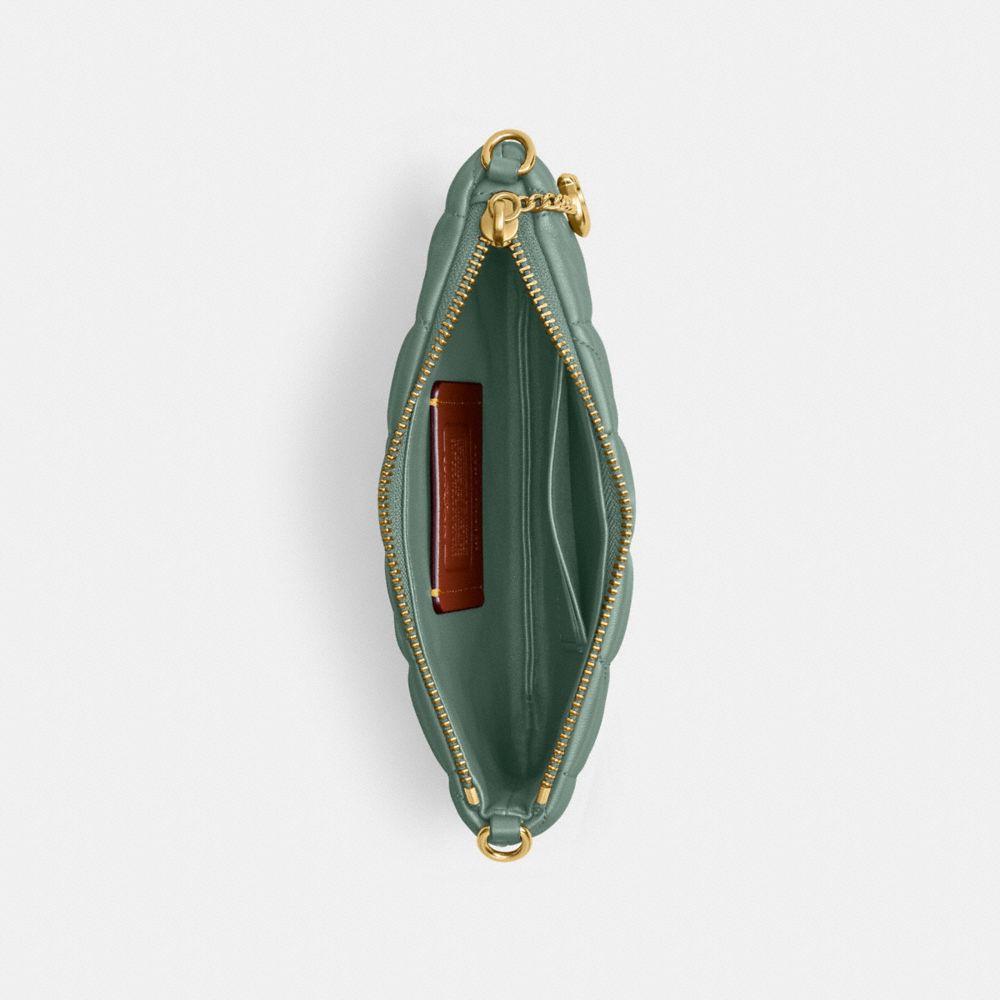 バッグ Coach Accessory Pouch Bag Leaf Green Coach Accessory Pouch Bag Leaf Green
