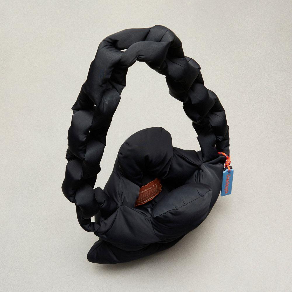 COACH Topia Loop Puffy Flower Bag in Black | Lyst