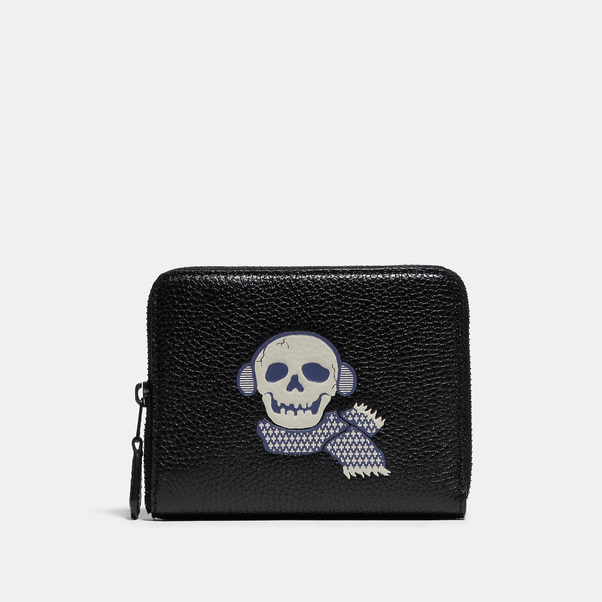 coach gunmetal wallet