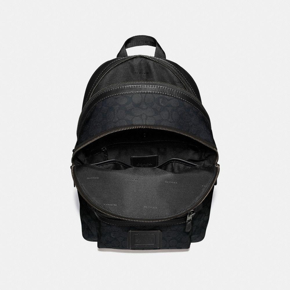 COACH Academy Backpack In Signature Canvas in ji/Black (Black) for Men -  Lyst