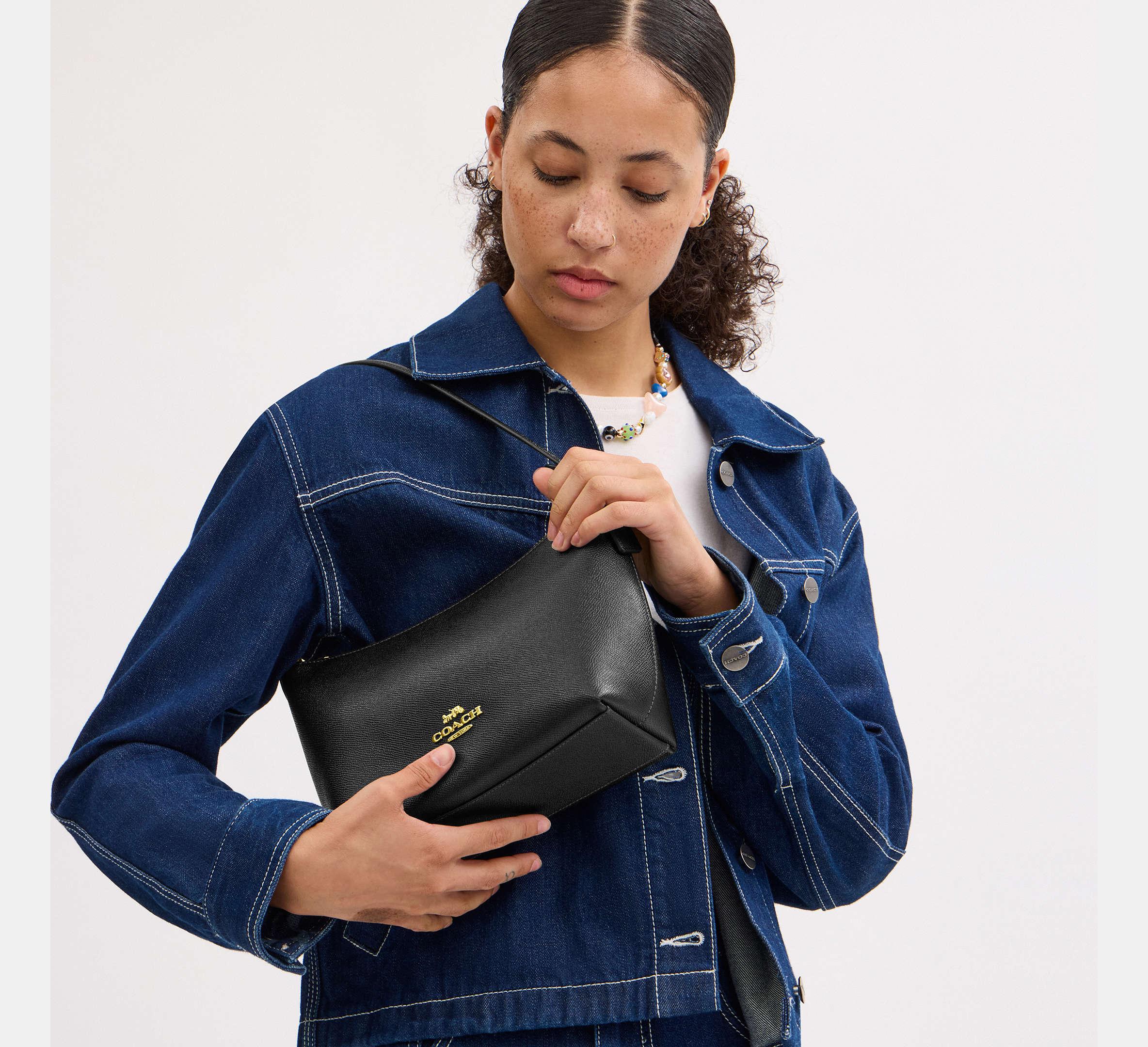 Coach zip shoulder bag sale