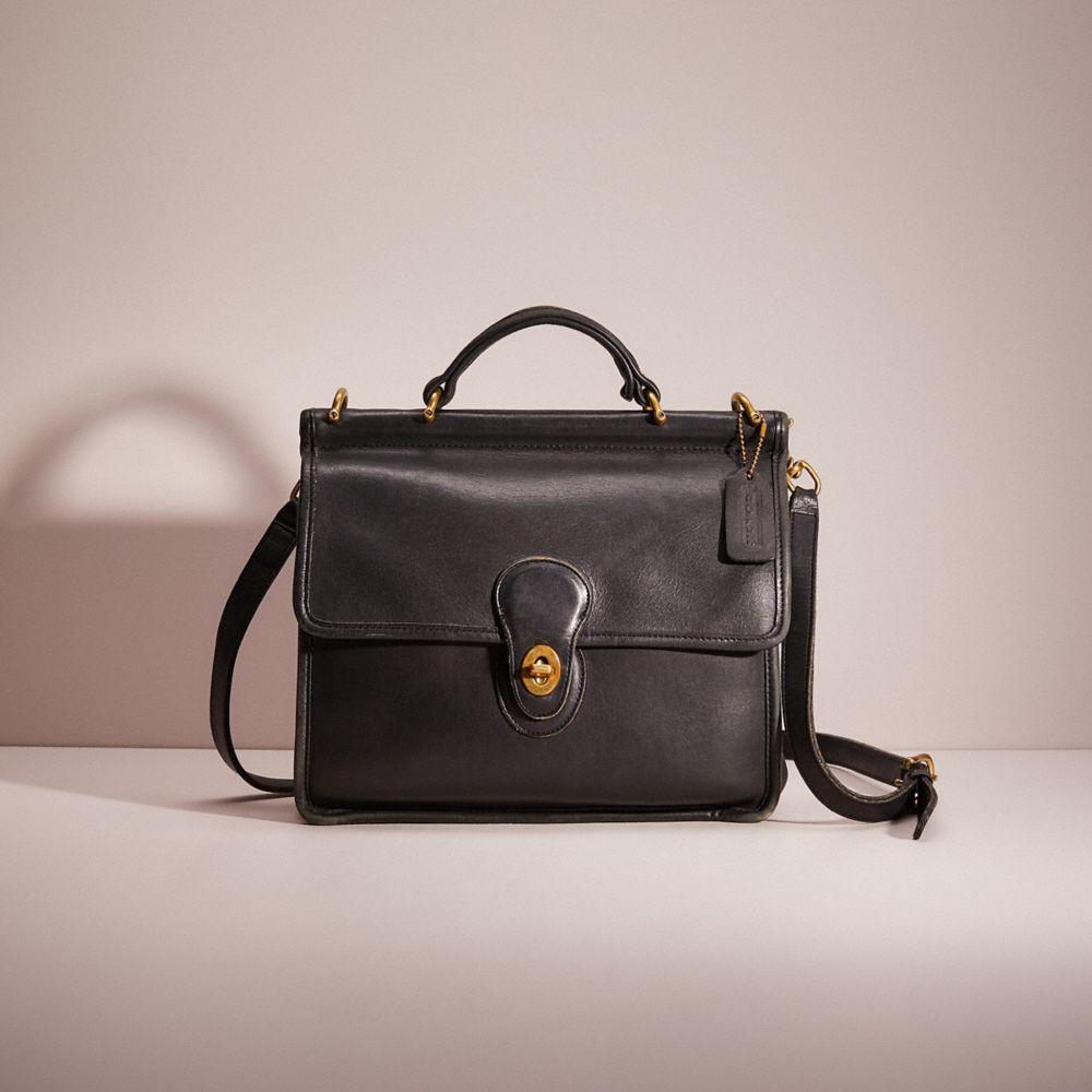 COACH Vintage Classic Willis Bag in Black | Lyst