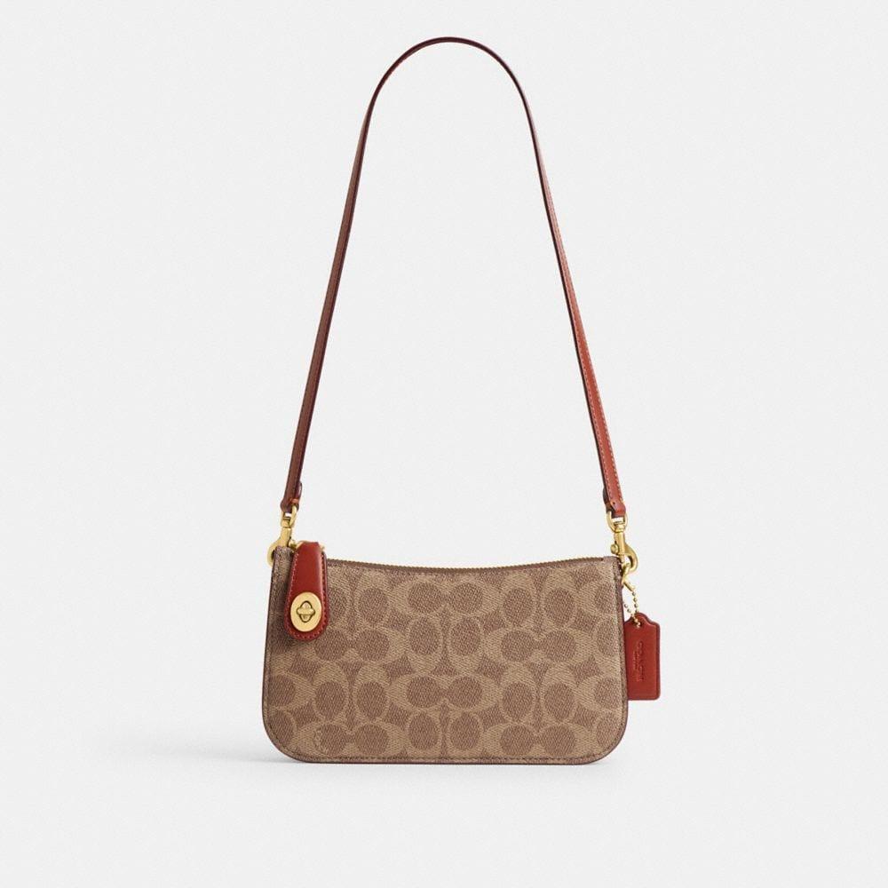 COACH Penn Shoulder Bag In Signature Canvas in Brown Lyst Canada