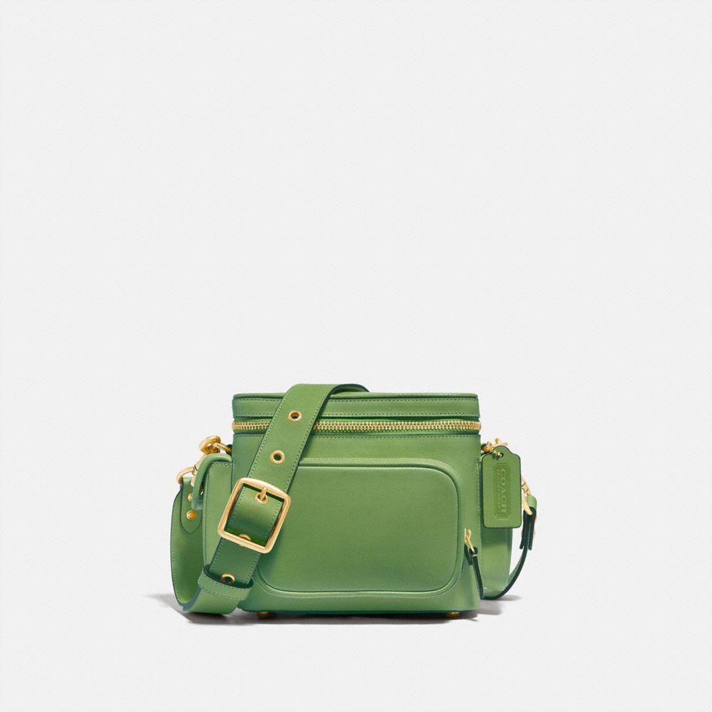 Leather crossbody bag Coach Green in Leather - 31582884