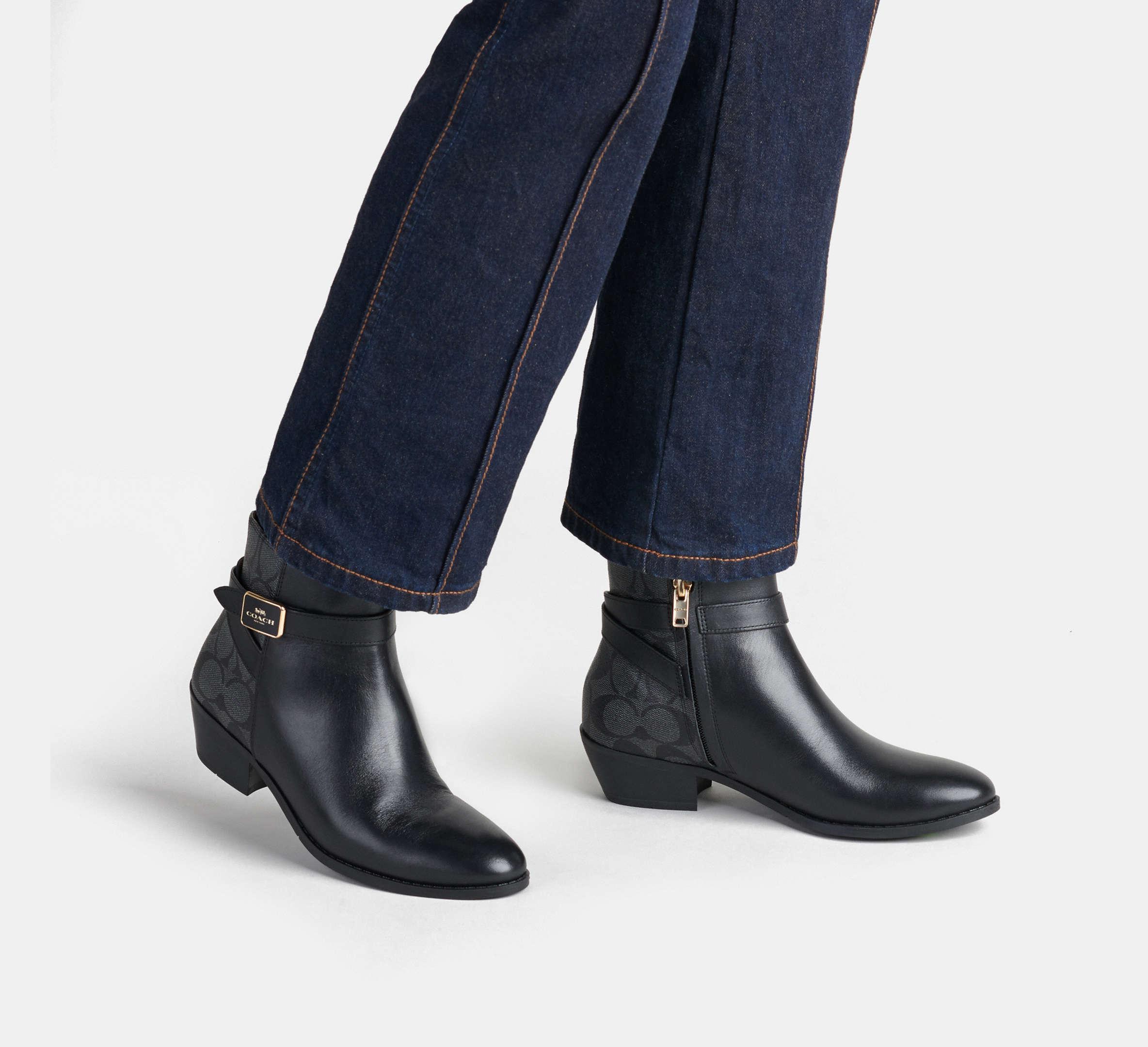 Coach dean top lace up bootie