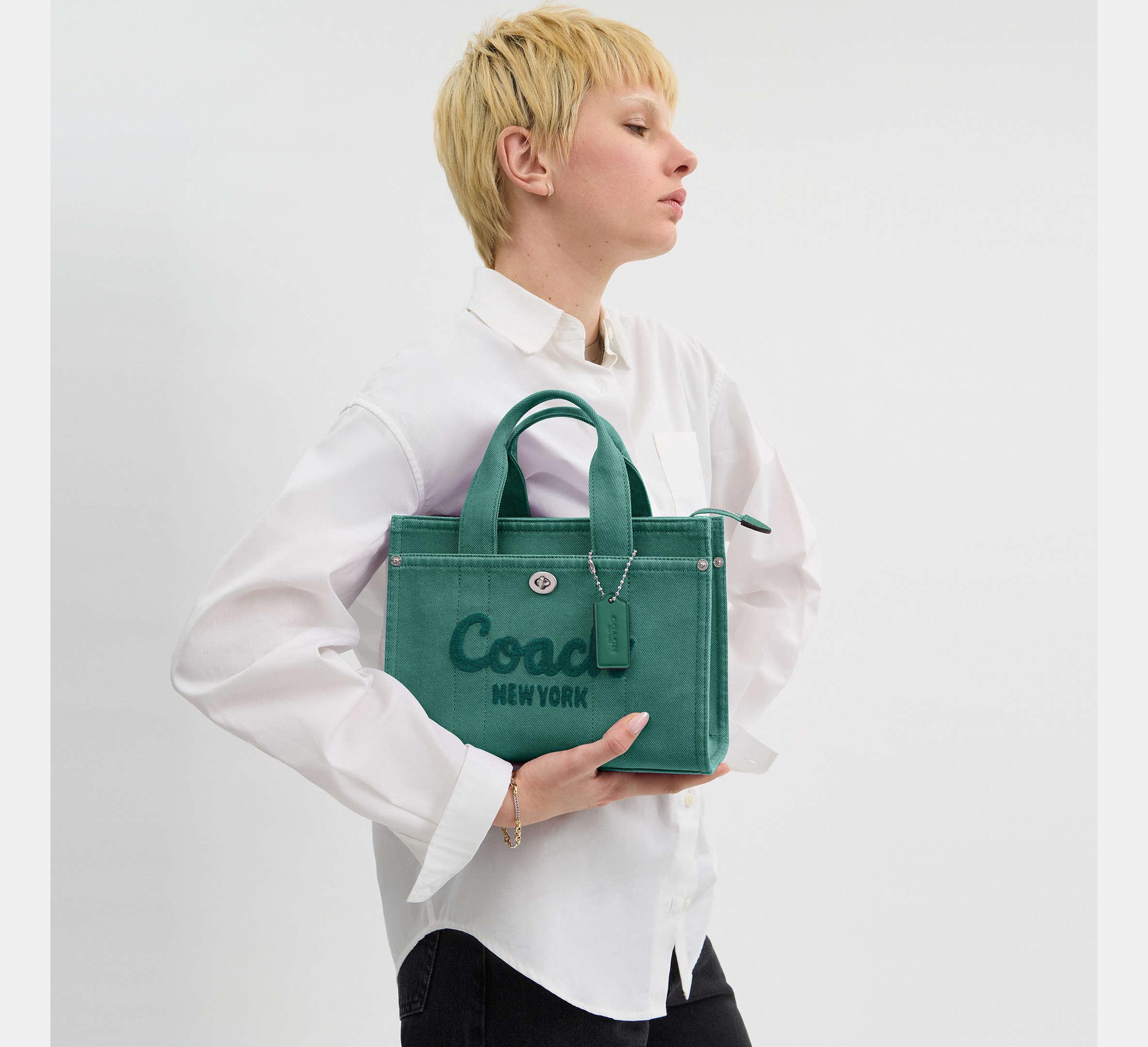 Cargo Tote Green Coach Tote Bag COACH Cargo Tote Bag 26 In Green