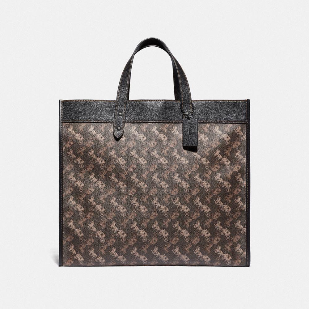 coach horse and carriage field tote