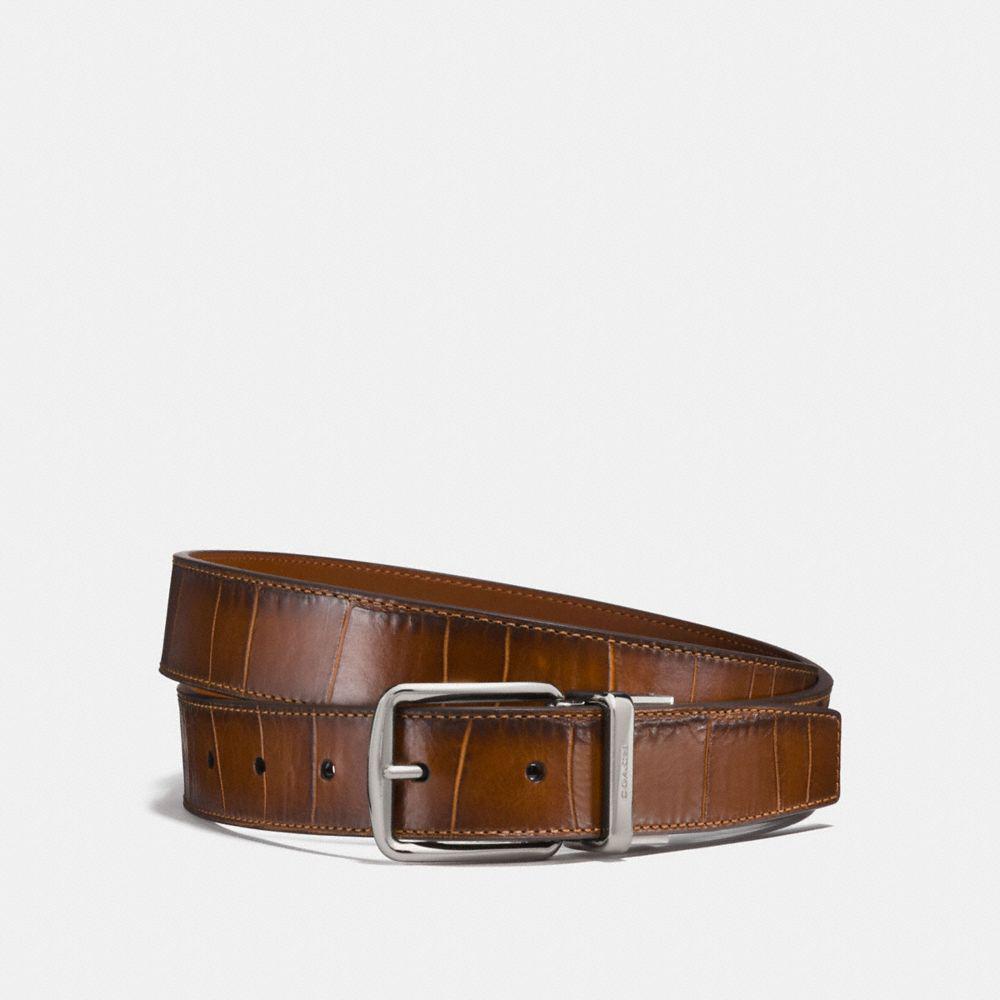 COACH Leather Harness Belt in Brown for Men - Lyst