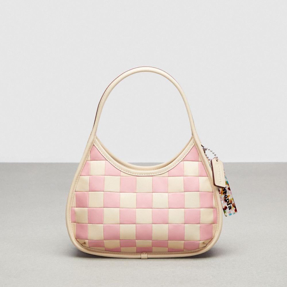 Ergo Bag In Woven Checkerboard Upcrafted Leather