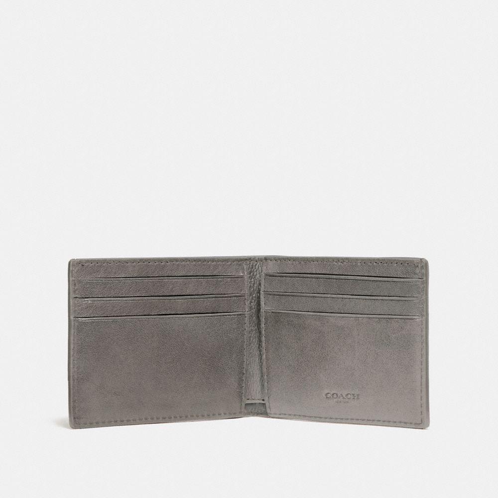 Coach heather best sale grey wallet