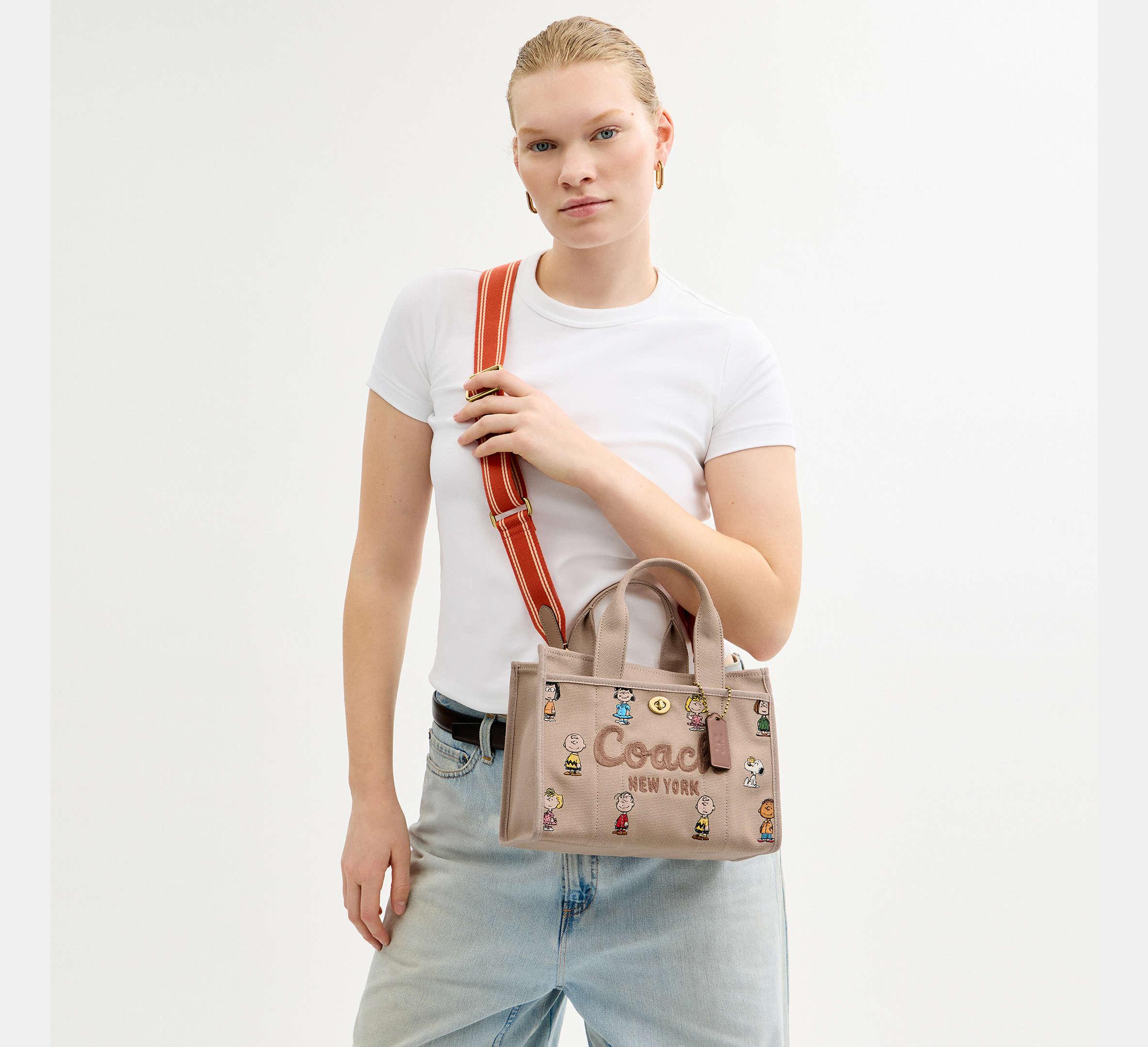 COACH Coach X Peanuts Cargo Tote Bag 26 in Black | Lyst UK