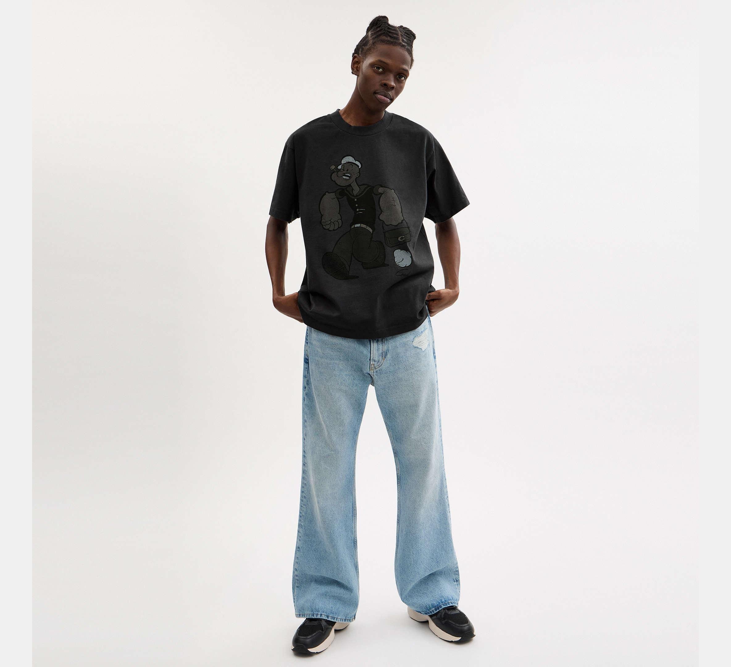 Tシャツ・カットソー COACH Coach X Popeye Relaxed T Shirt  CAA90 COACH® Outlet | Signature T Shirt In Organic Cotton
