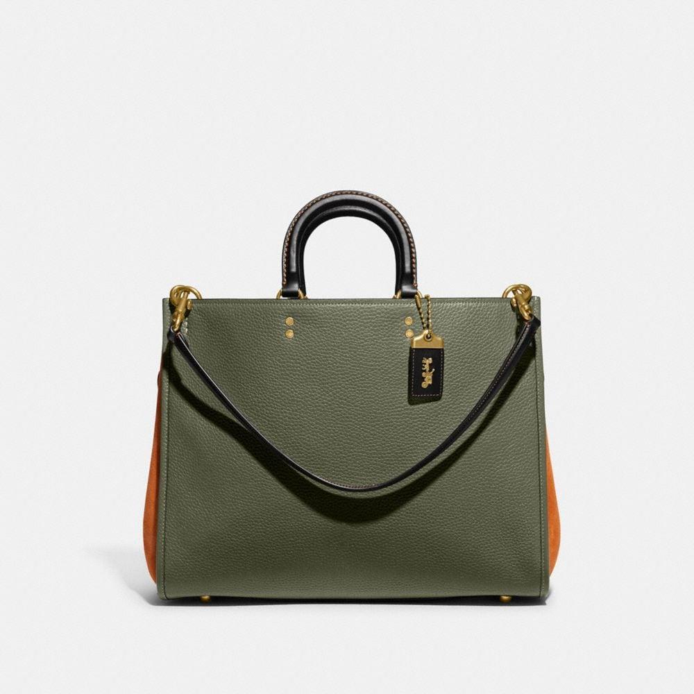 COACH Rogue 39 In Regenerative Leather in Green Lyst