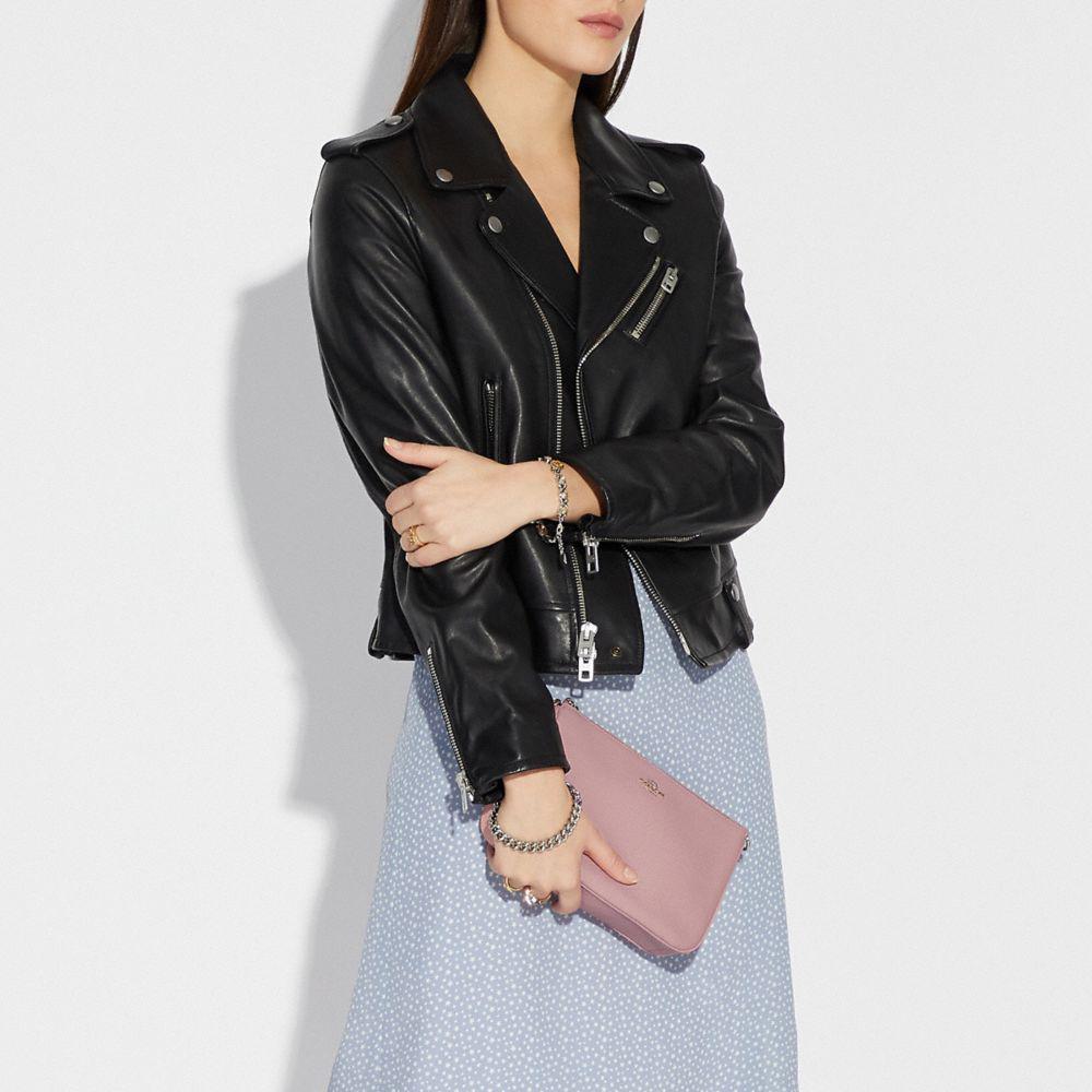 COACH Nolita Wristlet 22 In Polished Pebble Leather | Lyst