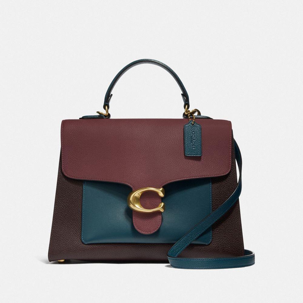 tabby mixed leather top handle bolsa