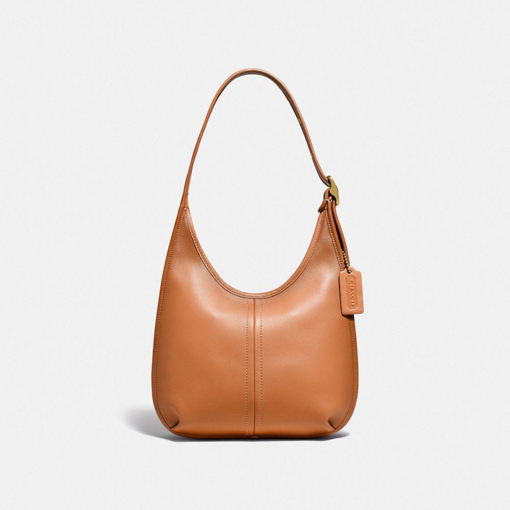 COACH Leather Ergo Shoulder Bag in Brass/Natural (Natural) | Lyst