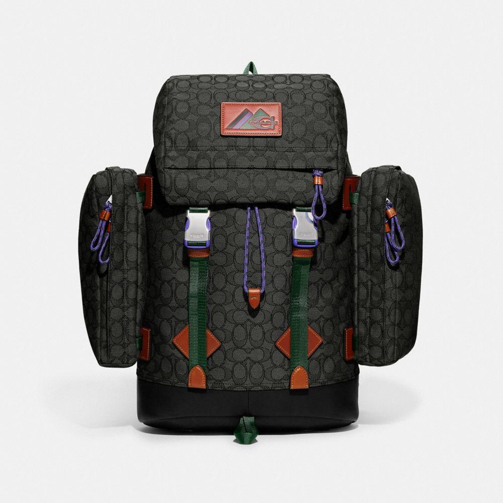 COACH Utility Backpack In Signature Jacquard in Black for Men Lyst Canada
