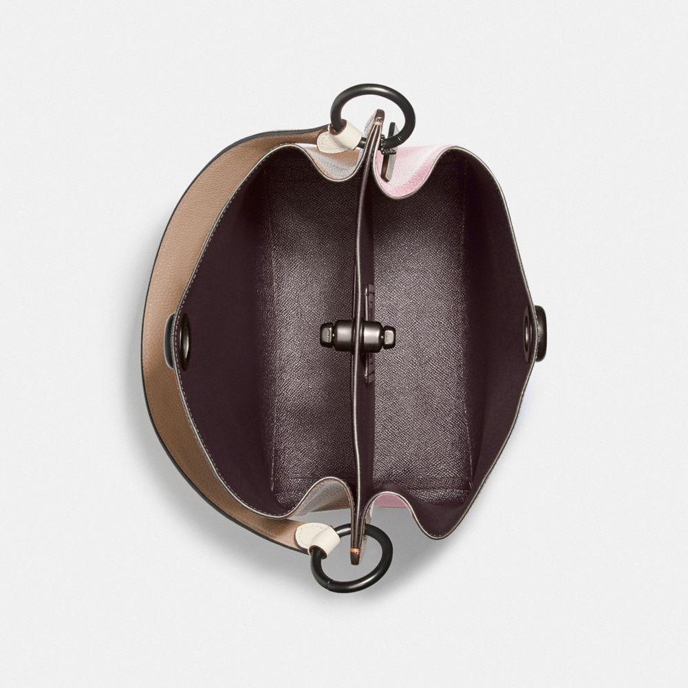 coach charlie signature bucket bolsa