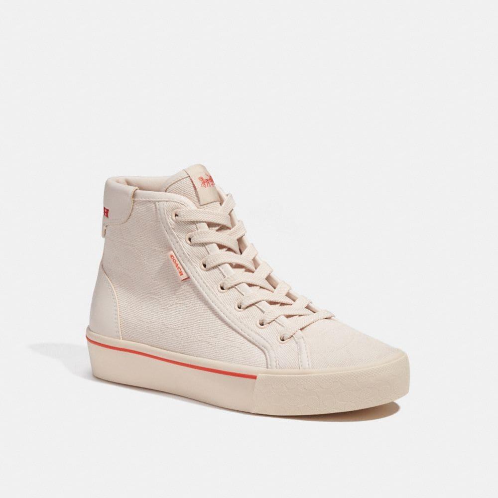 COACH Citysole High Top Platform Sneaker In Signature Jacquard Canvas
