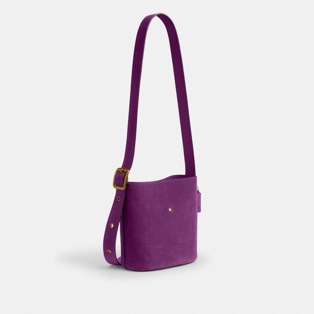 COACH Bleecker Bucket Bag 21 in Purple | Lyst