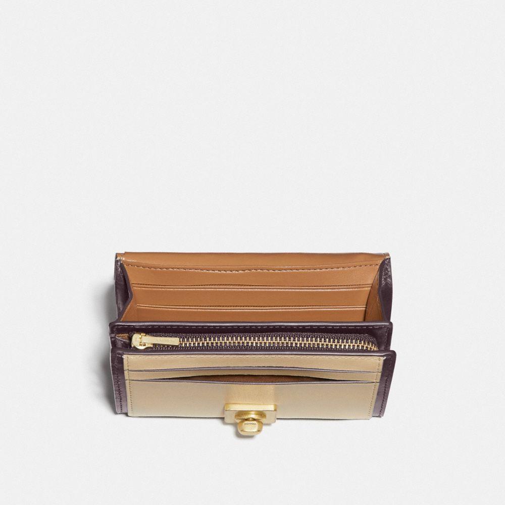 COACH Hutton Wallet In Colorblock in Brown Lyst