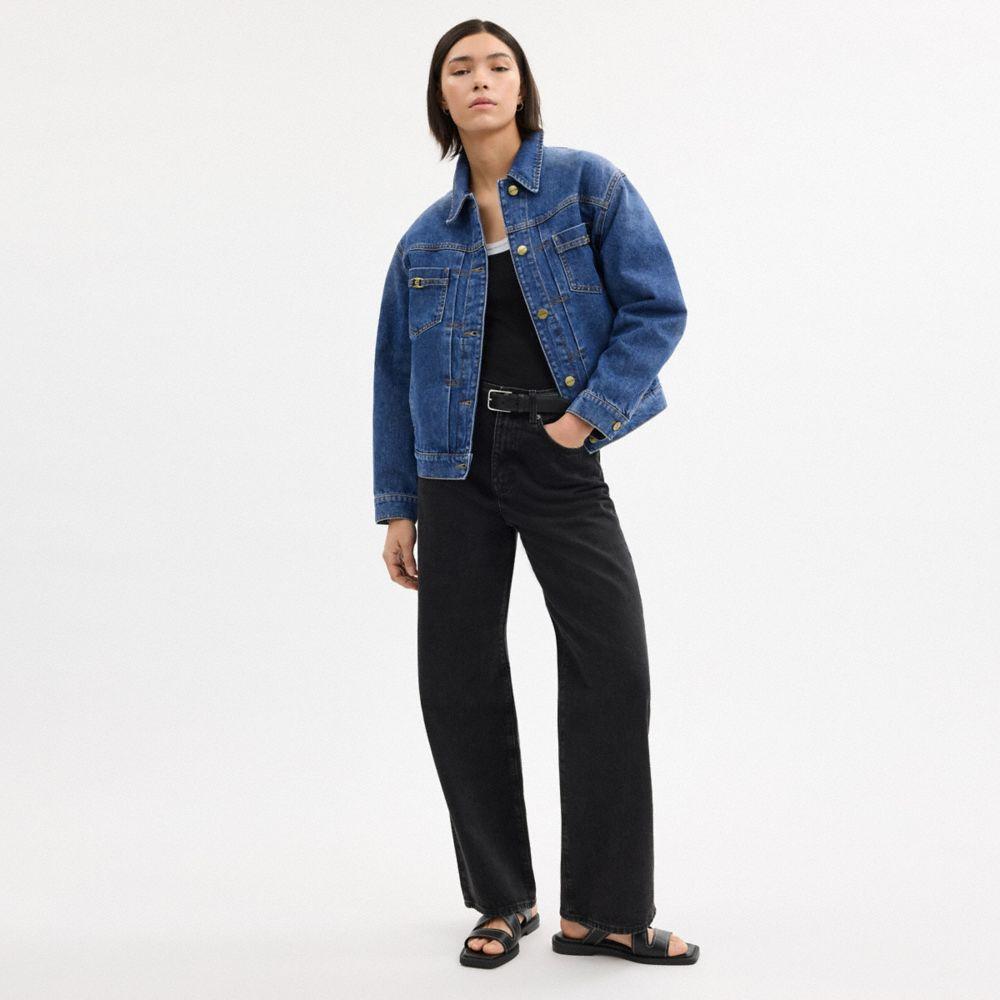 【Coach】Heritage C Denim Trucker Jacket デニムジャケット COACH® | Heritage C Denim Trucker Jacket