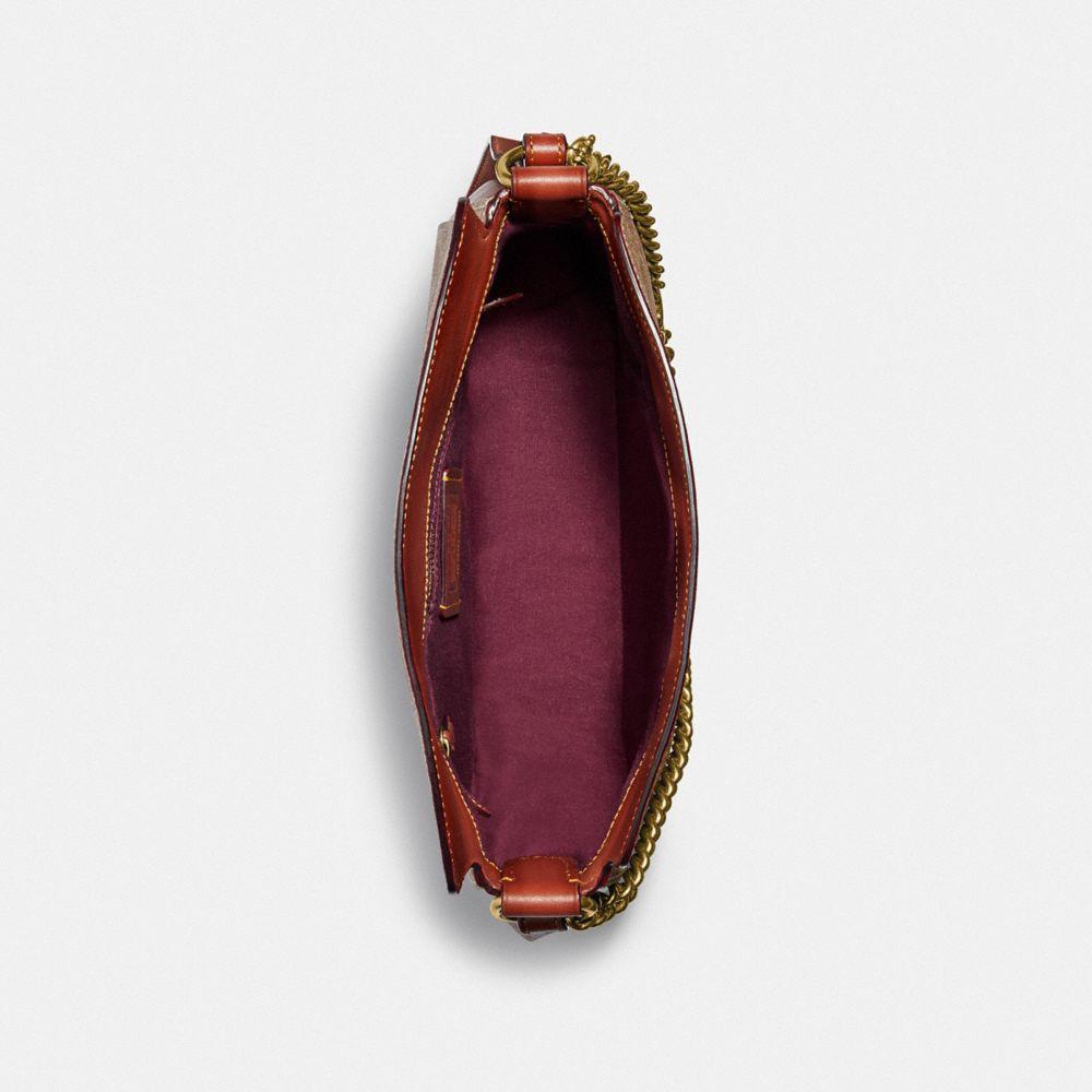 coach signature chain hobo bolsa
