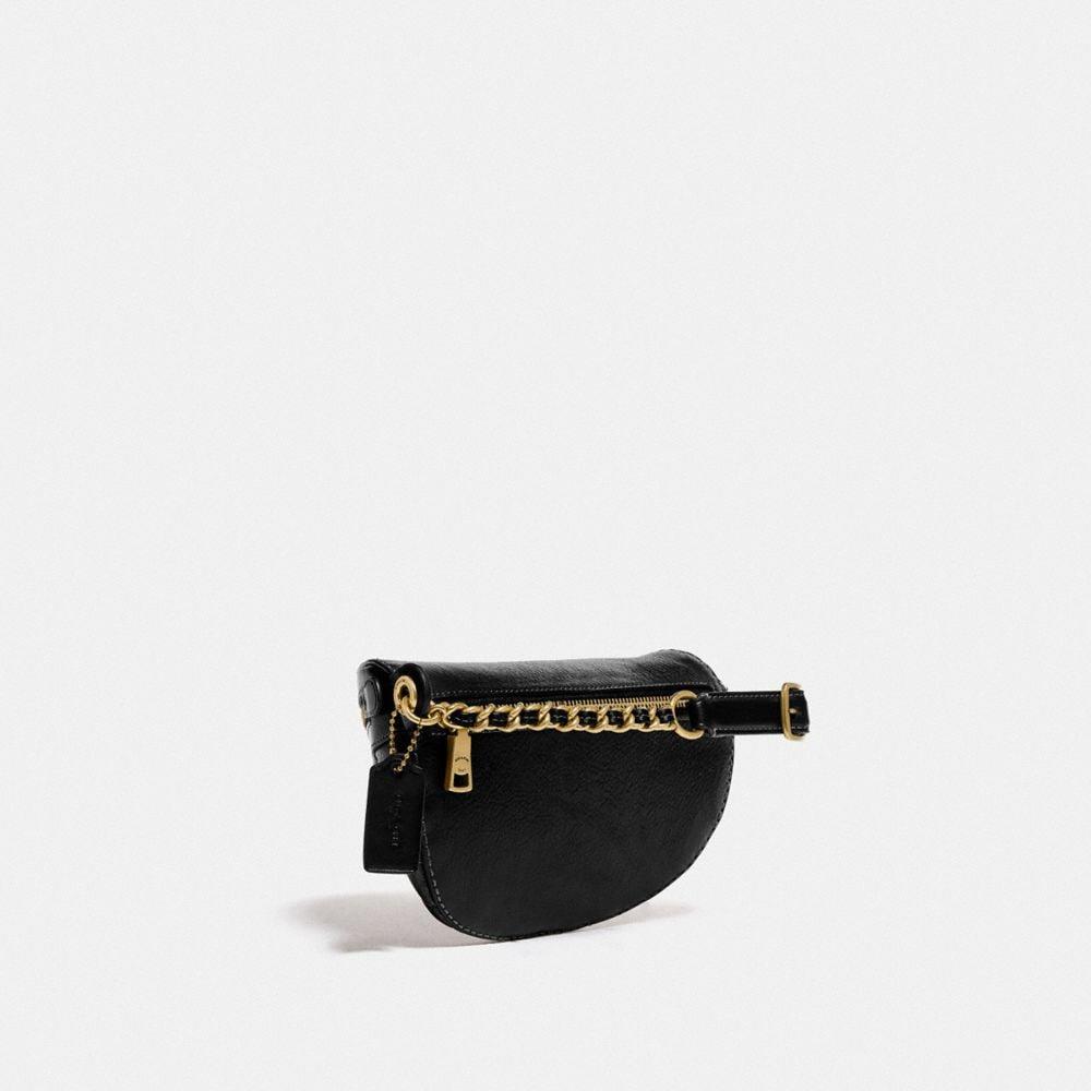 COACH Chain Belt Bag With Quilting in Black | Lyst