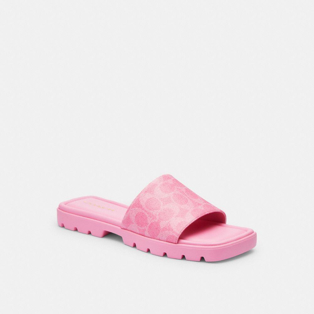 COACH Florence Sandal in Pink | Lyst Canada