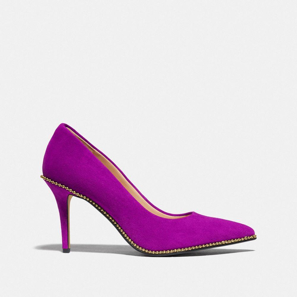 coach waverly signature buckle pumps