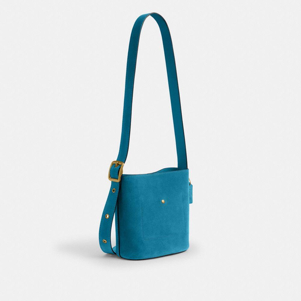 COACH Bleecker Bucket Bag 21 in Blue | Lyst