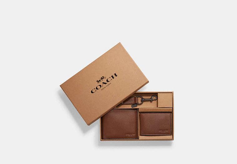 COACH Boxed 3 In 1 Wallet Gift Set in Brown for Men Lyst UK