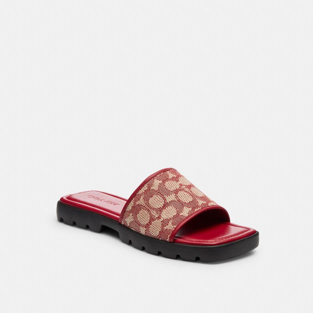 COACH Florence Sandals in Red Lyst Canada