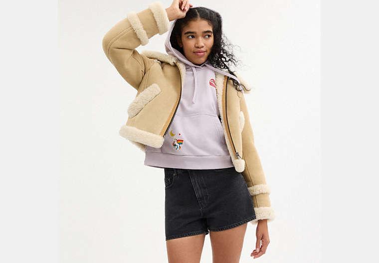 coach-Beige-Veste-courte-en- 