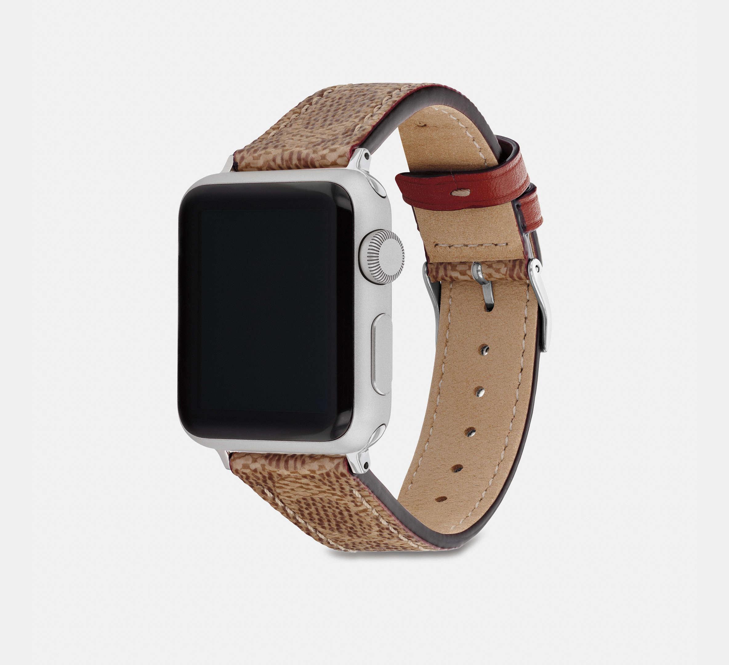 COACH Apple Watch Strap 2c 38mm And 40mm in Black Lyst UK