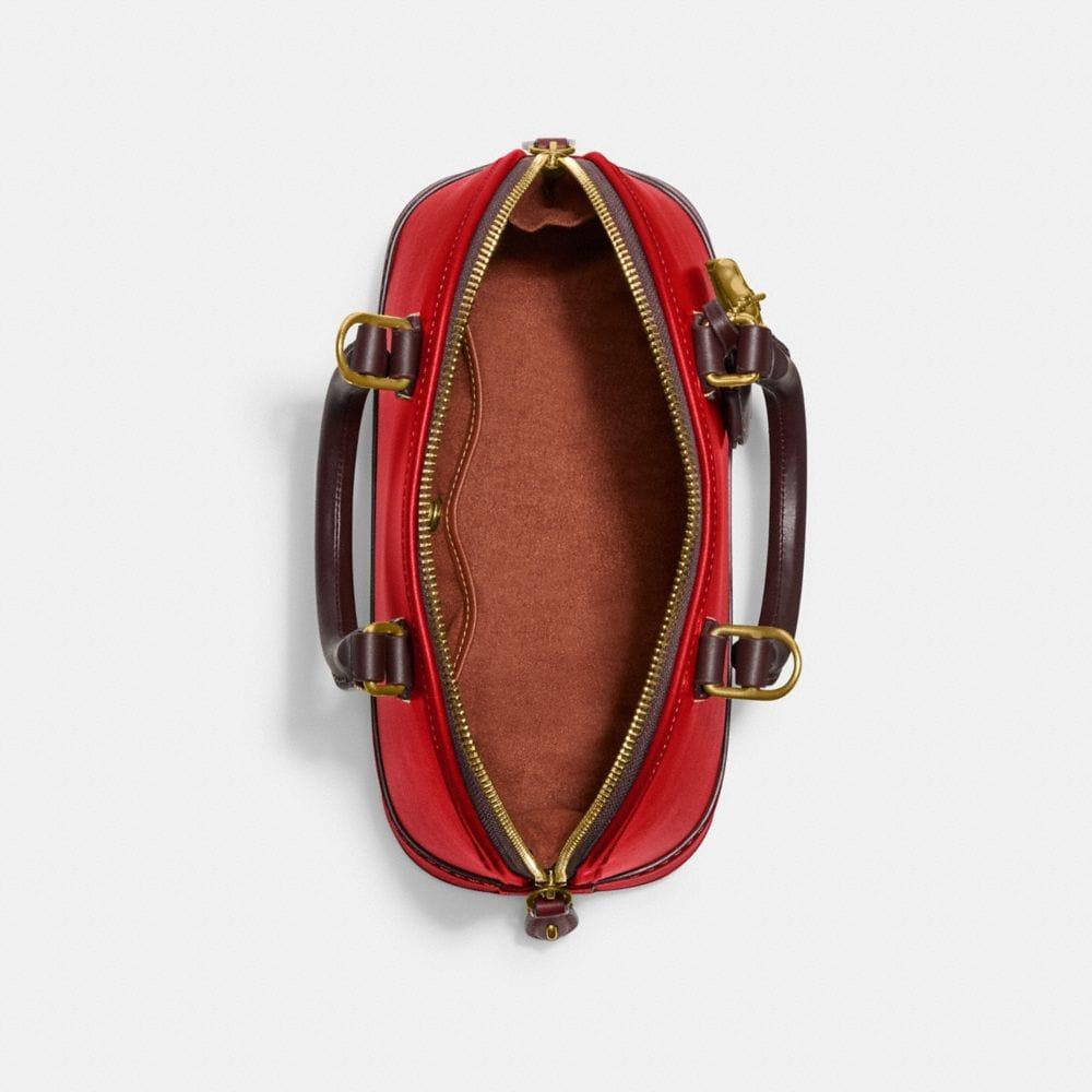 COACH Revel Bag In Colorblock in Red