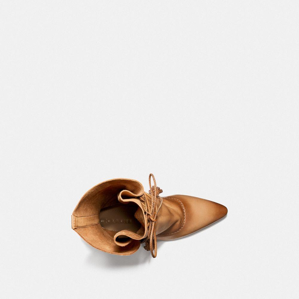 Coach lace up tassle boot Clearance