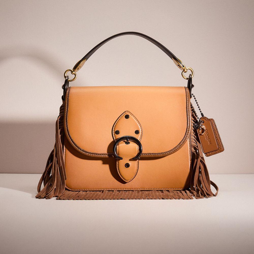 COACH Upcrafted Beat Shoulder Bag in Natural Lyst