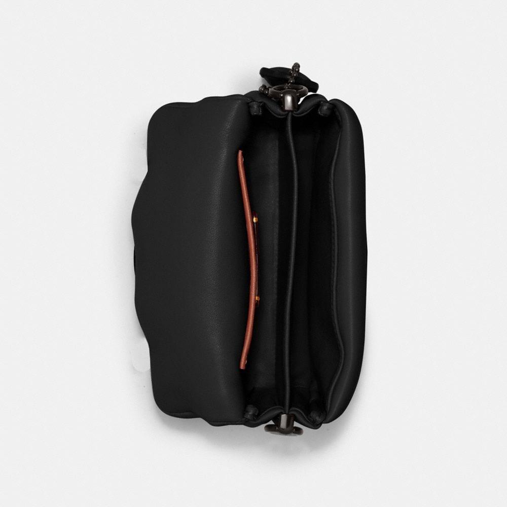 8993 COACH Tabby Pillow 18 Shoulder Bag BLACK