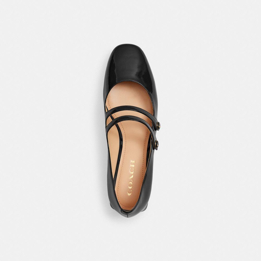 COACH♡メリージェーン黒　サイズ5C COACH Angelina Mary Jane Flat in Black | Lyst