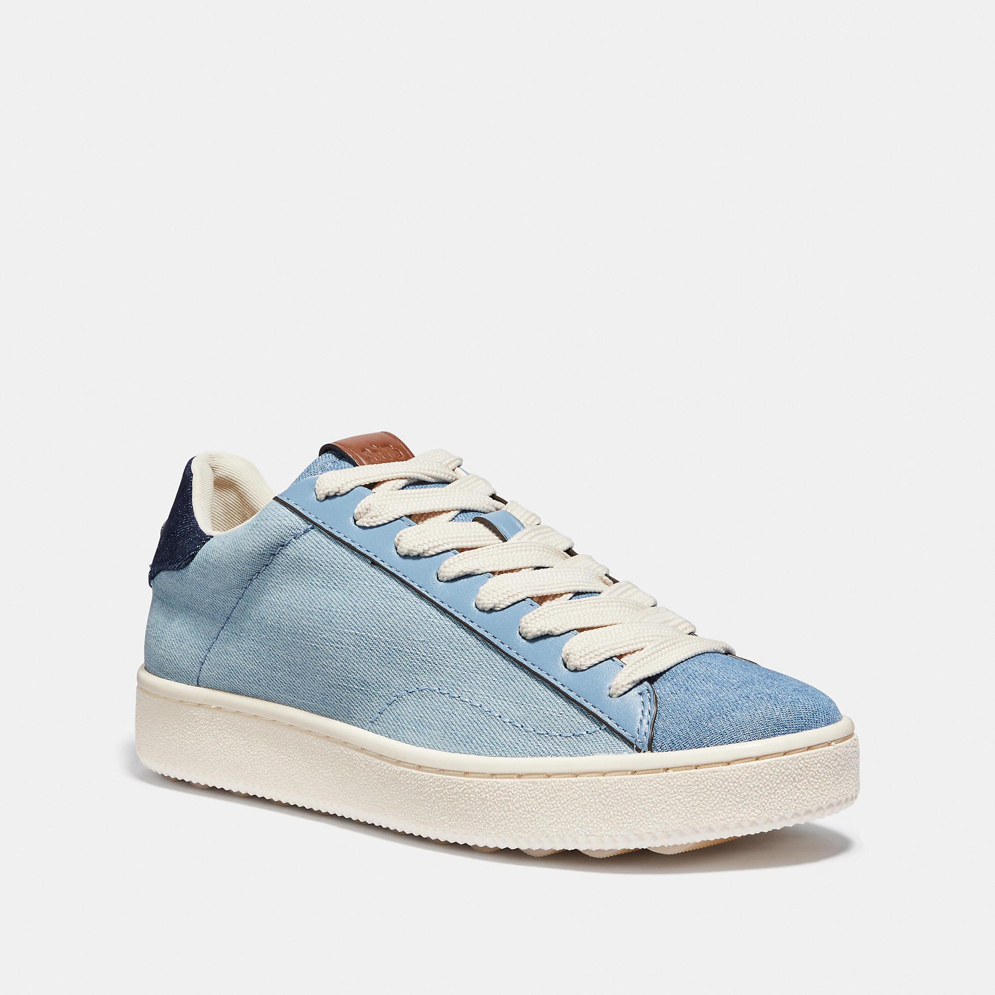coach denim sneakers