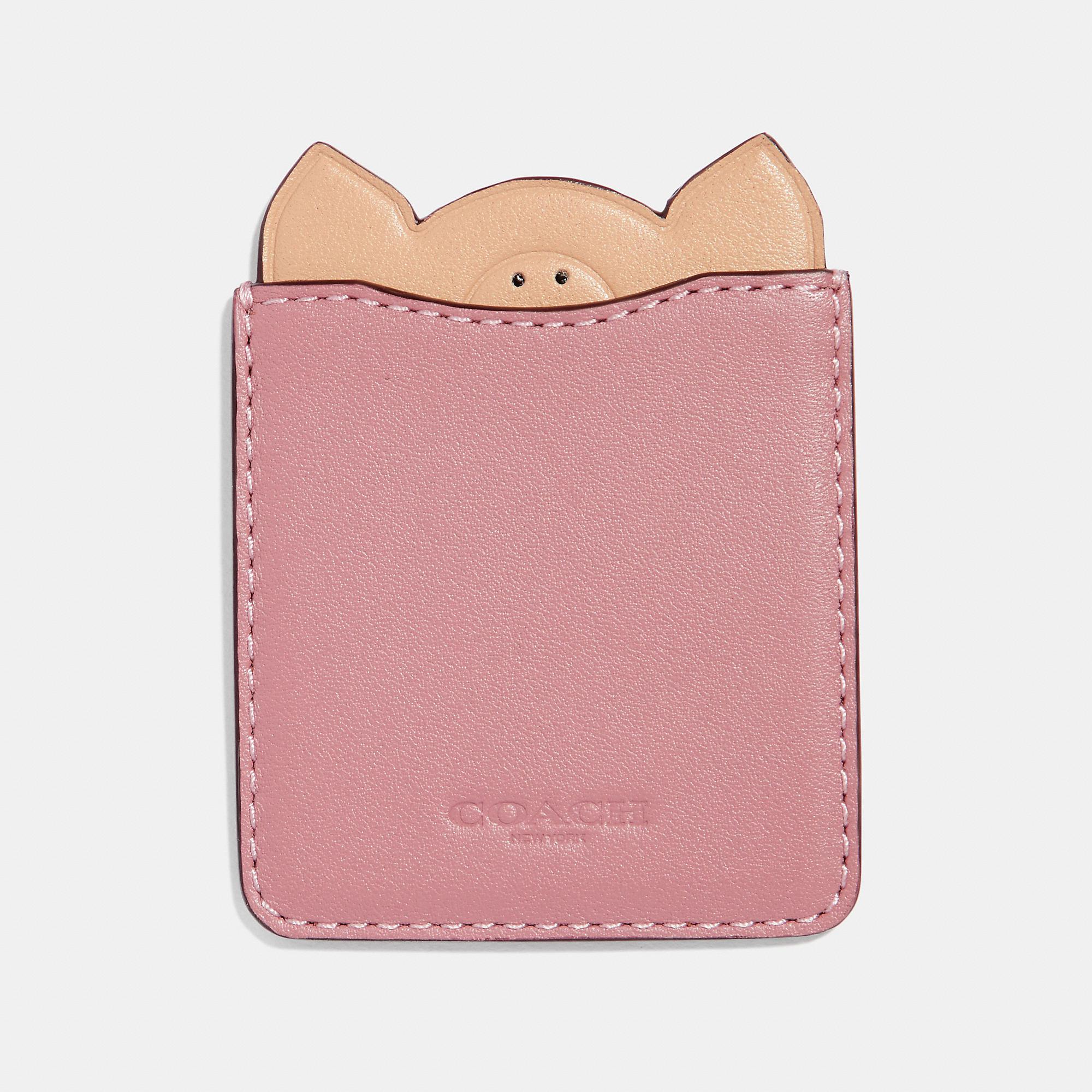 Coach x BAPE Phone Wallet Pink
