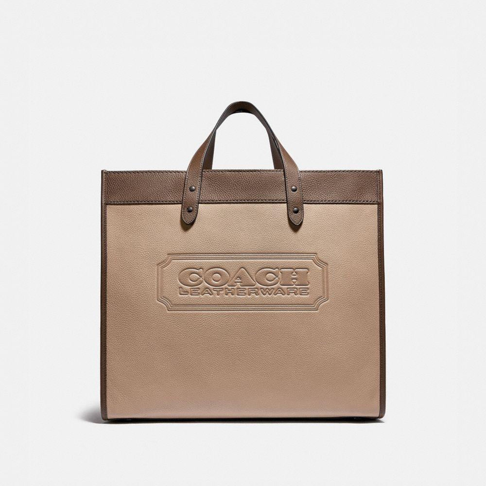 COACH Field Tote 40 In Colorblock With Badge for Men | Lyst