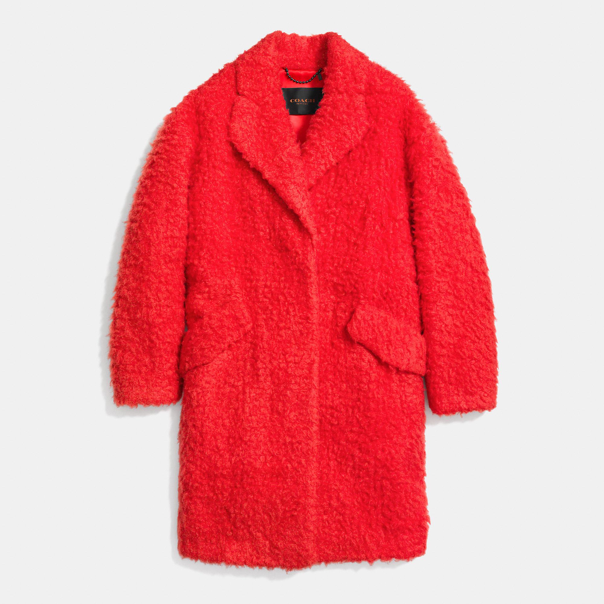 red bear coat