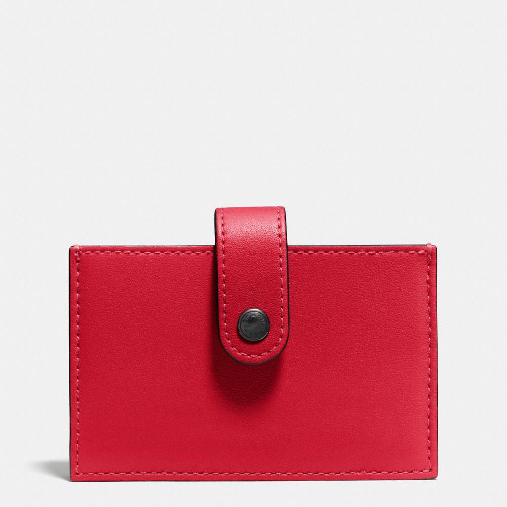 Accordion card case coach hot sale