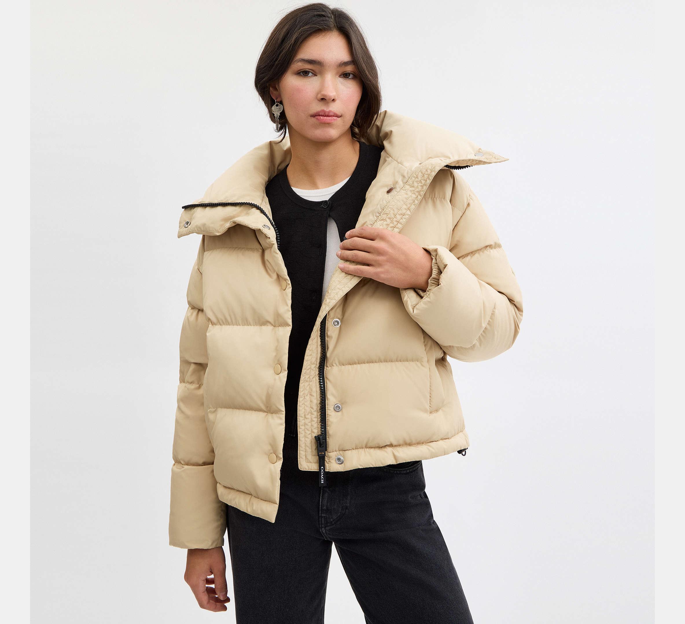 Puffer Coat Coach Short Puffer COACH Short Puffer Jacket In 
